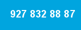 927 832 88 87 927 832 88 87